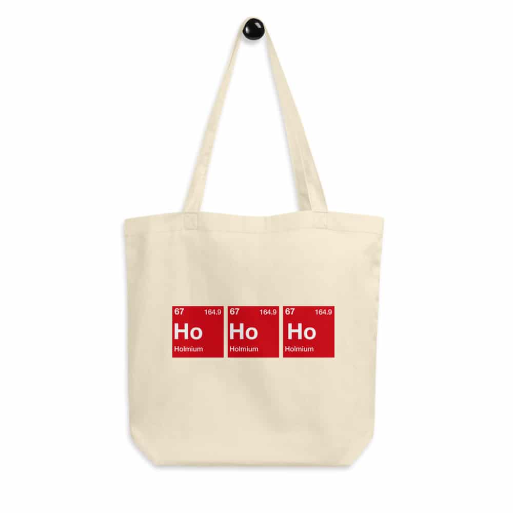 Ho-Ho-Ho organic tote bag