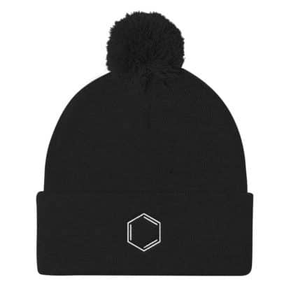 Benezene molecule beanie black