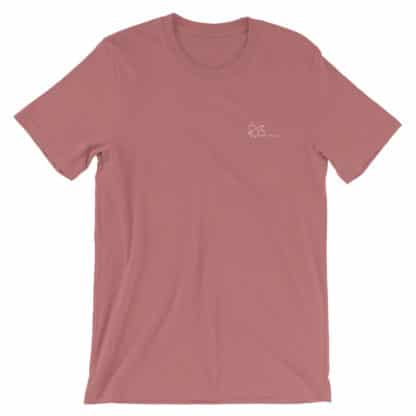 THC molecule t-shirt mauve