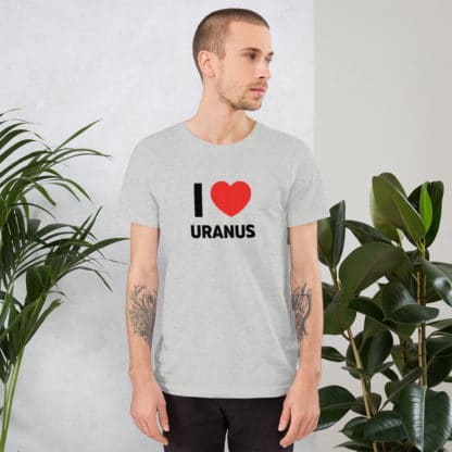 I heart Uranus Premium T-Shirt Unisex - Image 14