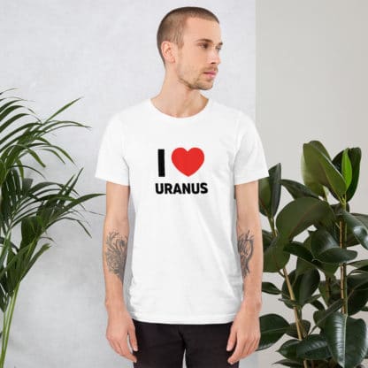 I heart Uranus Premium T-Shirt Unisex - Image 15