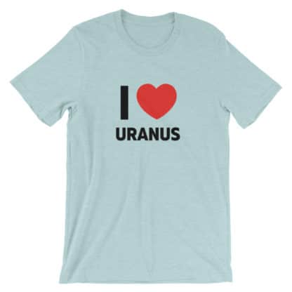 I heart Uranus Premium T-Shirt Unisex - Image 5