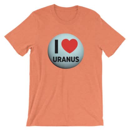 I heart Uranus Premium T-Shirt Unisex - Image 6