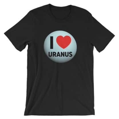 I heart Uranus t-shirt black