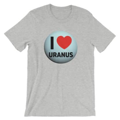 I heart Uranus Premium T-Shirt Unisex - Image 4