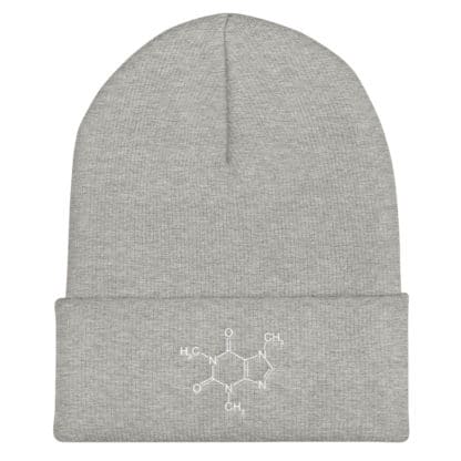 Caffeine Molecule Cuffed Beanie - Image 3