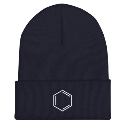 Benzene Molecule Cuffed Beanie - Image 2