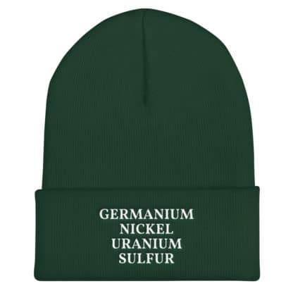 GENIUS elements beanie green