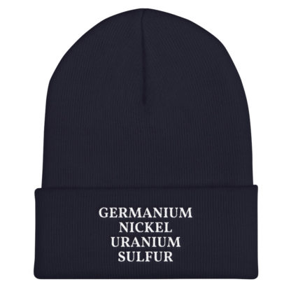 GENIUS elements beanie navy