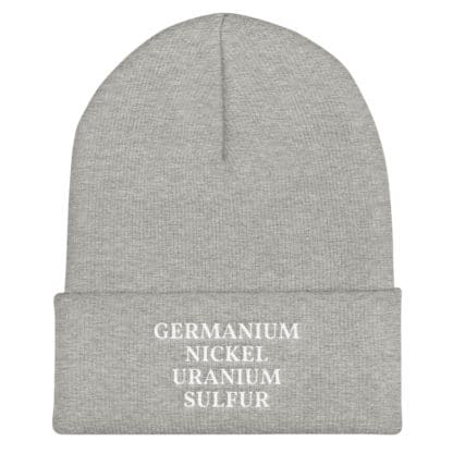 GENIUS elements beanie grey