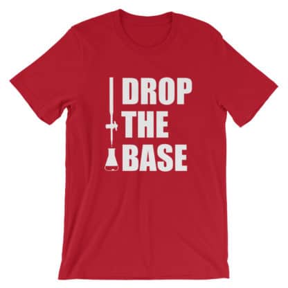Drop the base t-shirt red