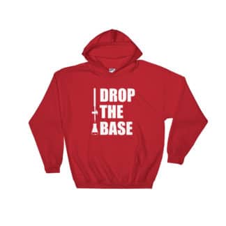 Drop the base hoodie red