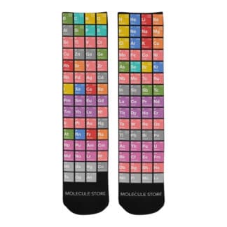 Periodic Table of Elements Socks Front