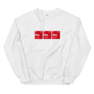 Ho Ho Ho Sweater white