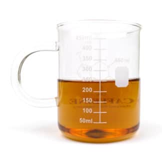 13.5oz Drink Periodically Set of 2 Laboratory Beaker Mugs Caffeine and Coffee 