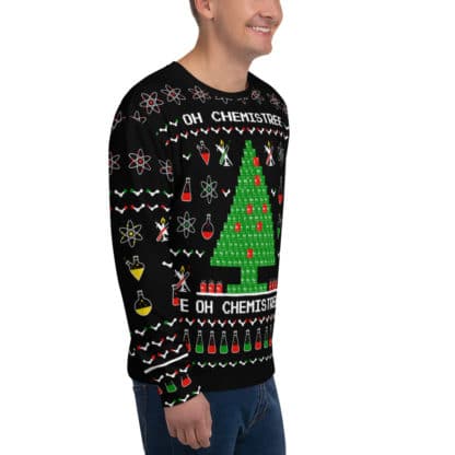 Chemistree ugly sweater black side 2