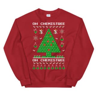 Oh Chemistree sweater red
