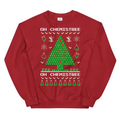 Oh Chemistree sweater red