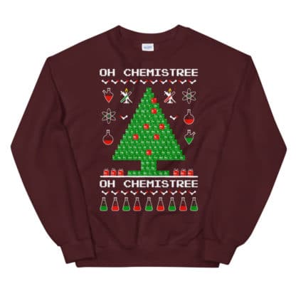 Chemistree sweater maroon