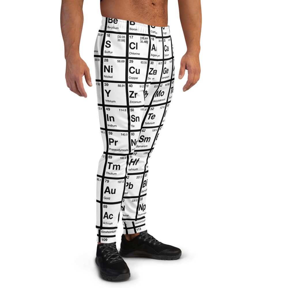 Periodic Table Check Men s Sweatpants MOLECULE STORE