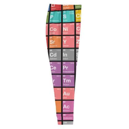 Periodic table sweatpants check women color right flat