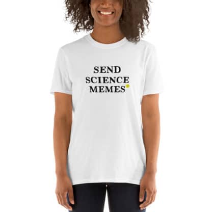 send science memes t-shirt model