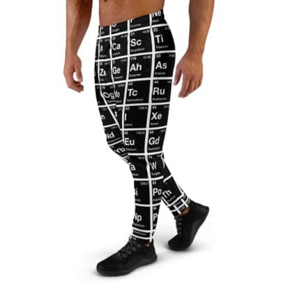 Periodic Table sweatpants squares men right black