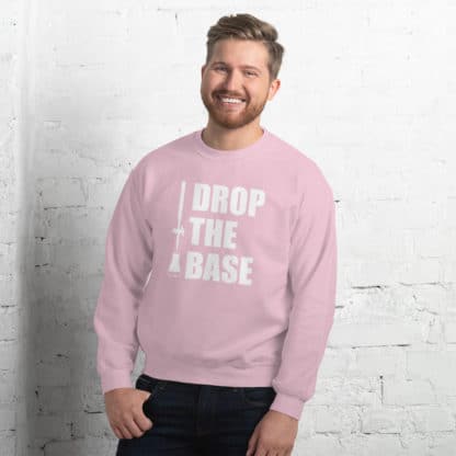 Drop the base sweatshirt light pink male model