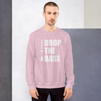 Drop the base sweatshirt light pink guy