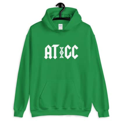 AT/GC DNA hoodie green