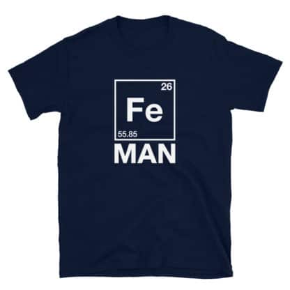 Iron (Fe) Man T-Shirt navy
