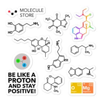 Molecule stickers drugs edition