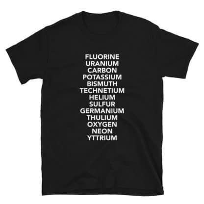 FBGM science joke t-shirt black