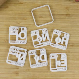 6 Custom Periodic Table Elements Cookie Cutter