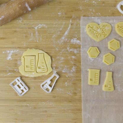 Beaker + Conical Flask Cookie Cutters