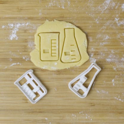 Beaker + Conical Flask Cookie Cutters