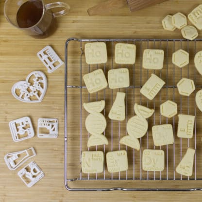 Chemistry Cookies and Cutters Tray