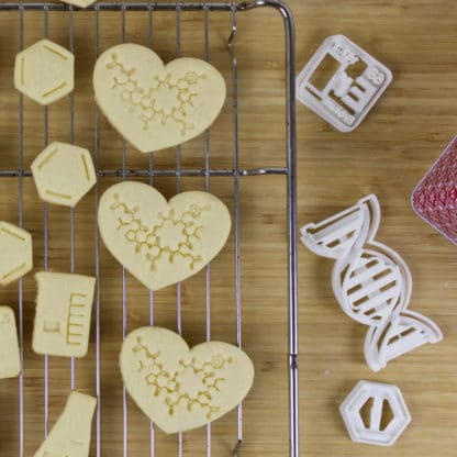 Chemistry Cookies and Cutters Tray