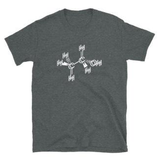 Ethanol molecule drunken t-shirt