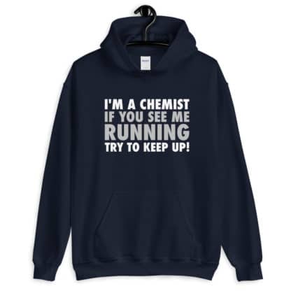 Running chemist hoodie dark