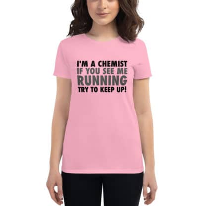 Running chemist t-shirt ladies