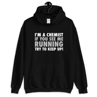Running chemist hoodie black