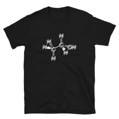 Ethanol molecule t-shirt drunk