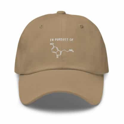 In Pursuit of Serotonin / Happiness Dad Cap Khaki