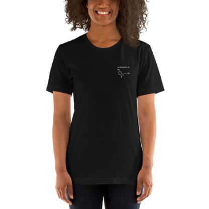 In Pursuit of Serotonin / Happiness T-Shirt Unisex Model