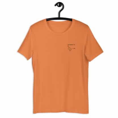 In Pursuit of Happiness (Serotonin) T-Shirt Unisex Orange