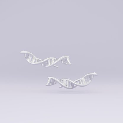 DNA ear climbers silver