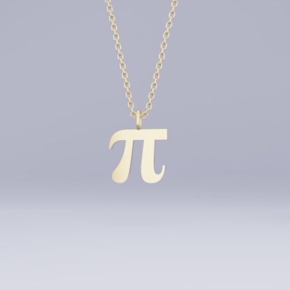 Pi necklace small gold