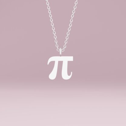 Pi necklace small silver