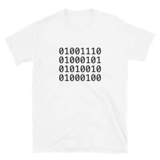 Binary Code (NERD) t-shirt white